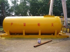 Tanque de diésel elevado